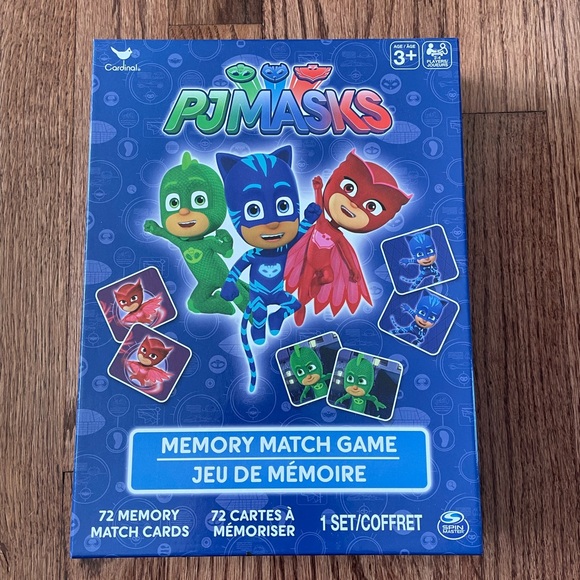 Spinmaster Toys Pj Mask 72 Card Memory Game Poshmark